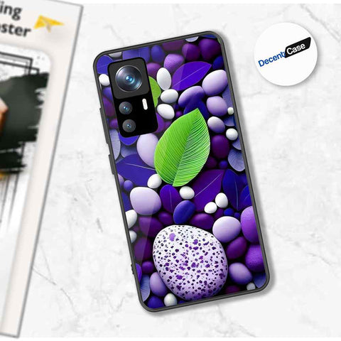 Xiaomi 12T Pro Cover - Flower Series - Premium Printed Metal soft Bumper shock Proof Case