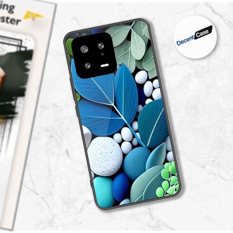 Xiaomi 13 Cover - Flower Series - Premium Printed Metal soft Bumper shock Proof Case