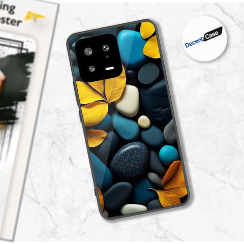 Xiaomi 13 Cover - Flower Series - Premium Printed Metal soft Bumper shock Proof Case
