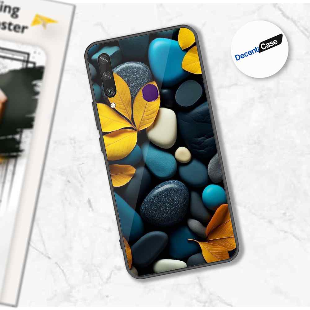 Huawei Y6p Cover - Flower Series - Premium Printed Metal soft Bumper shock Proof Case