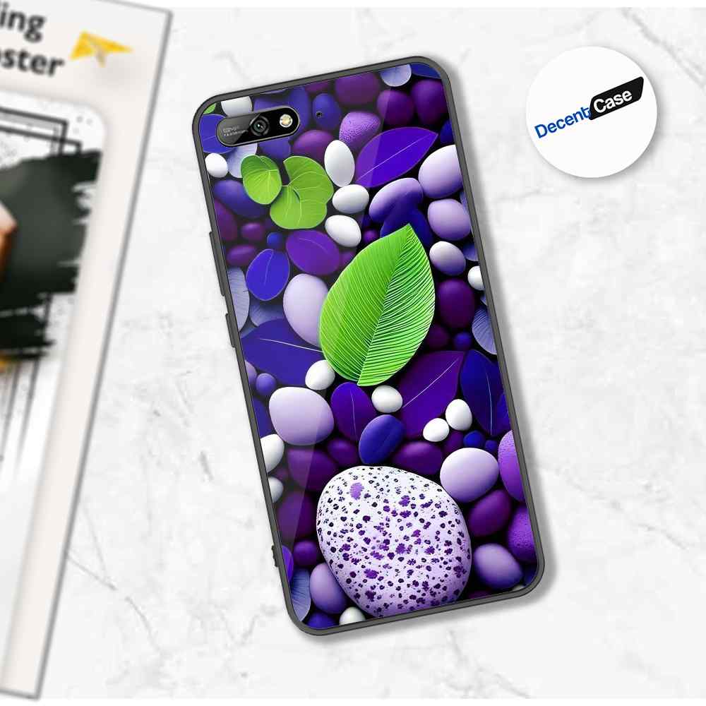 Huawei Y6 Prime 2018 / Honor 7A Cover - Flower Series - Premium Printed Metal soft Bumper shock Proof Case