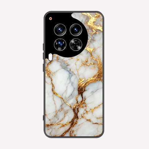 Tecno Camon 30 Premier 5G Cover - Luxury Gold Marble Series - Premium Printed Metal soft Bumper shock Proof Case