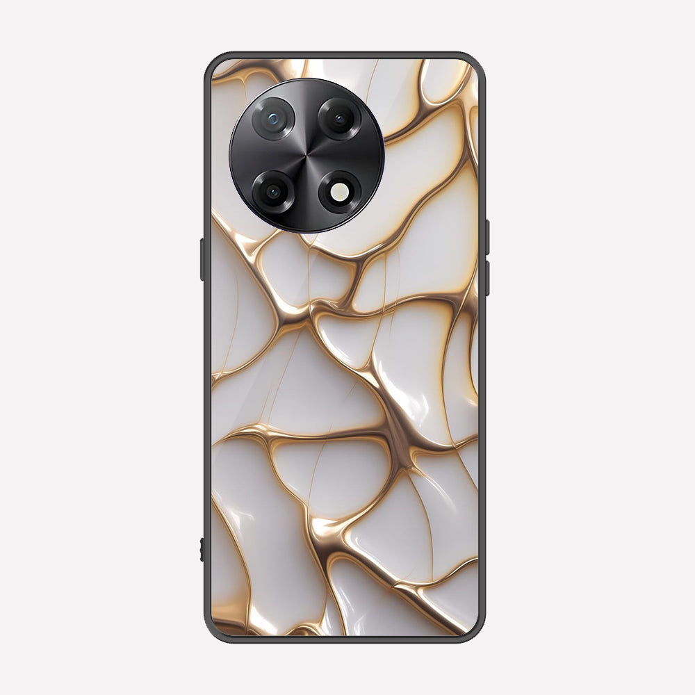 Tecno Camon 30S Cover - Luxury Gold Marble Series - Premium Printed Metal soft Bumper shock Proof Case