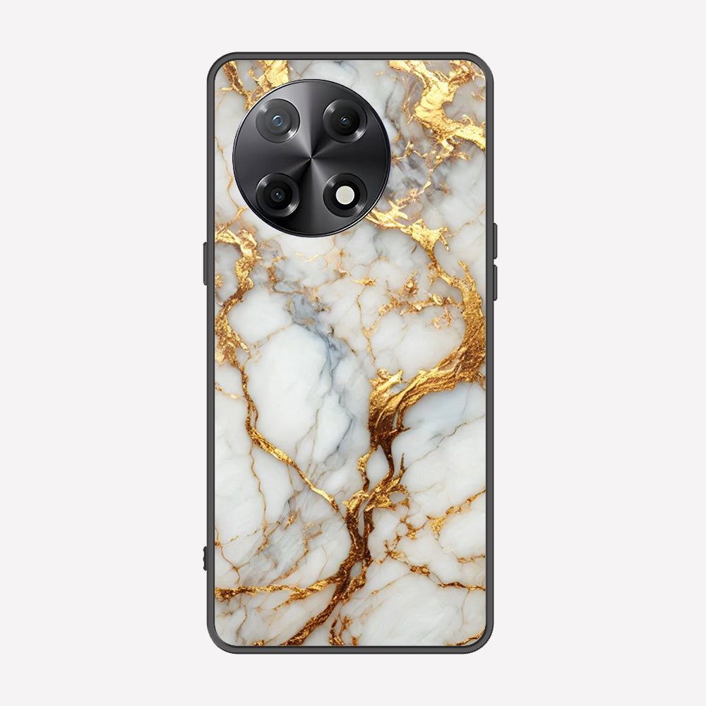 Tecno Camon 30S Cover - Luxury Gold Marble Series - Premium Printed Metal soft Bumper shock Proof Case