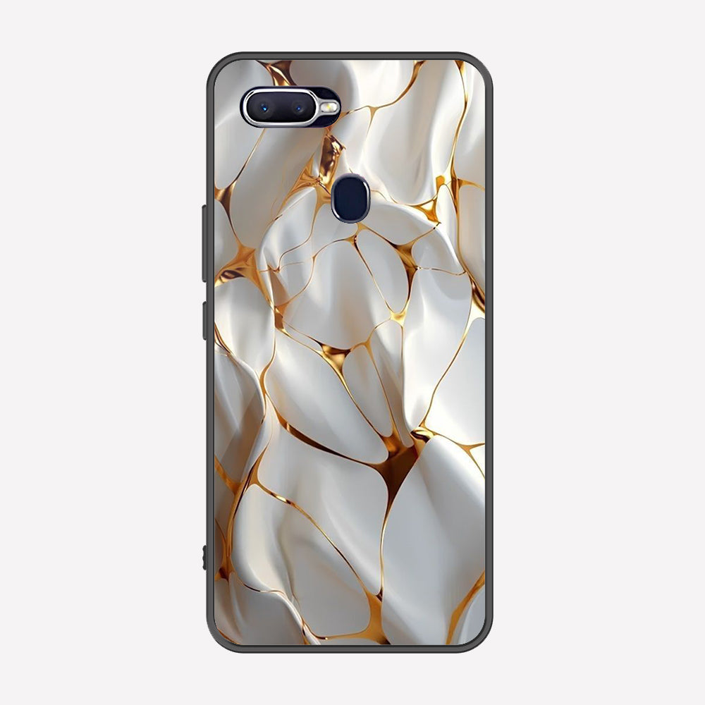 Realme 2 Pro Cover - Luxury Gold Marble Series - Premium Printed Metal soft Bumper shock Proof Case