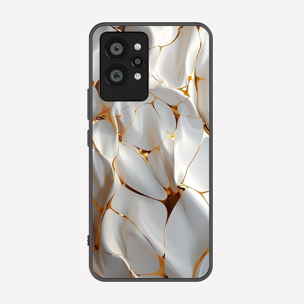 Realme GT2 Pro Cover - Luxury Gold Marble Series - Premium Printed Metal soft Bumper shock Proof Case