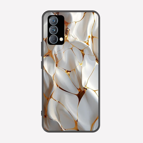 Realme GT Master Cover - Luxury Gold Marble Series - Premium Printed Metal soft Bumper shock Proof Case