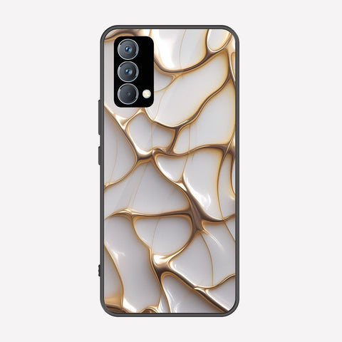 Realme GT Master Cover - Luxury Gold Marble Series - Premium Printed Metal soft Bumper shock Proof Case