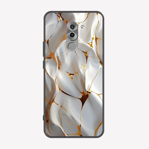 Huawei Honor 6X / Mate 9 Lite Cover - Luxury Gold Marble Series - Premium Printed Metal soft Bumper shock Proof Case