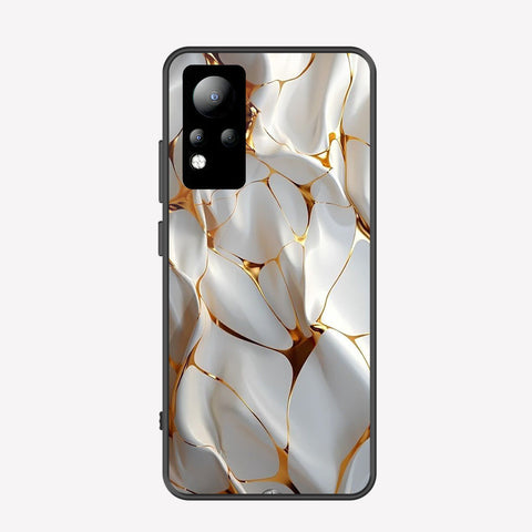Infinix Note 12 G88 Cover - Luxury Gold Marble Series - Premium Printed Metal soft Bumper shock Proof Case