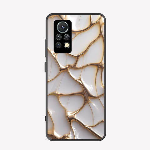 Infinix Note 11 Pro Cover - Luxury Gold Marble Series - Premium Printed Metal soft Bumper shock Proof Case