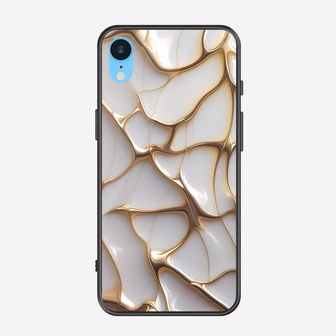 iPhone XR Cover - Luxury Gold Marble Series - Premium Printed Metal soft Bumper shock Proof Case