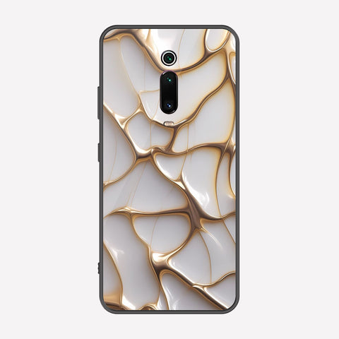 Xiaomi Redmi K20 Cover - Luxury Gold Marble Series - Premium Printed Metal soft Bumper shock Proof Case