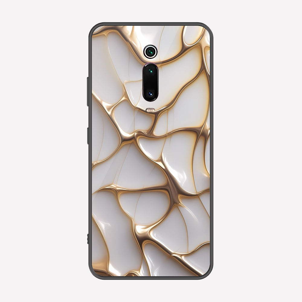Xiaomi Redmi K20 Pro Cover - Luxury Gold Marble Series - Premium Printed Metal soft Bumper shock Proof Case