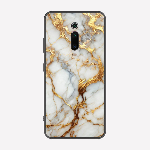 Xiaomi Redmi K20 Pro Cover - Luxury Gold Marble Series - Premium Printed Metal soft Bumper shock Proof Case