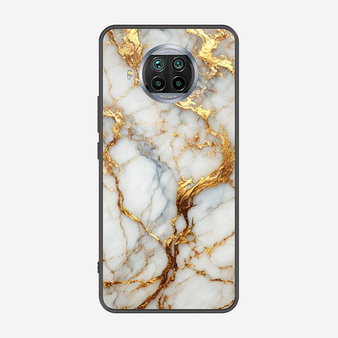 Xiaomi Mi 10i Cover - Luxury Gold Marble Series - Premium Printed Metal soft Bumper shock Proof Case