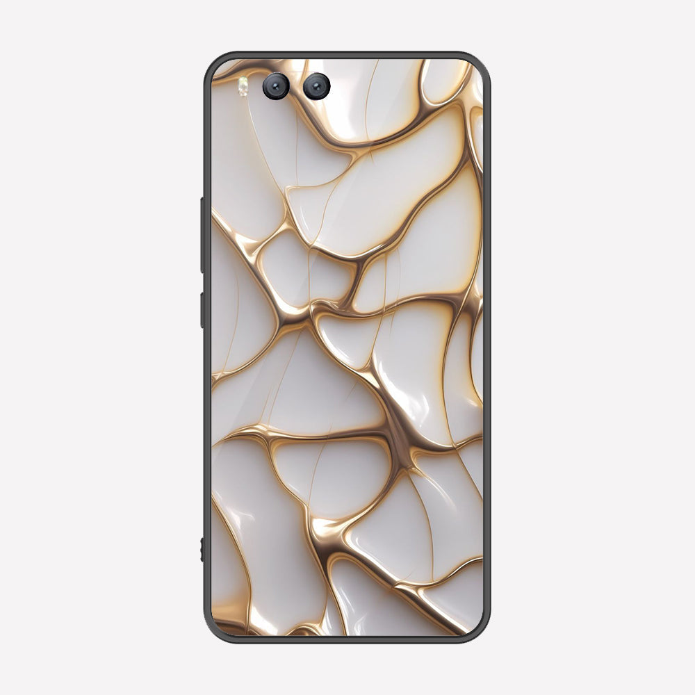 Xiaomi Mi 6 Cover - Luxury Gold Marble Series - Premium Printed Metal soft Bumper shock Proof Case