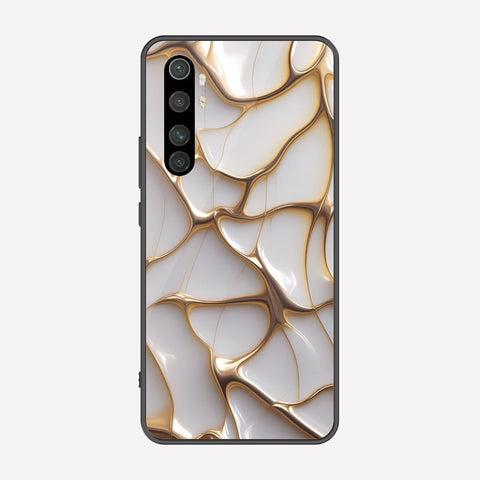 Xiaomi Mi Note 10 Lite Cover - Luxury Gold Marble Series - Premium Printed Metal soft Bumper shock Proof Case
