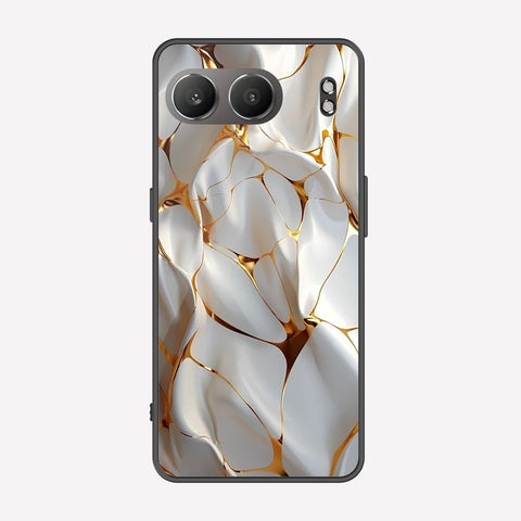 OnePlus Nord 4 Cover - Luxury Gold Marble Series - Premium Printed Metal soft Bumper shock Proof Case