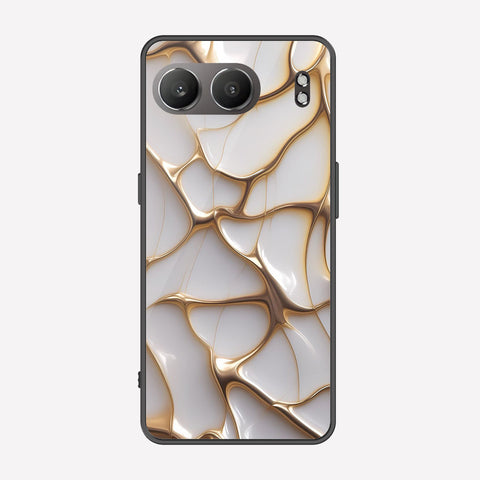 OnePlus Nord 4 Cover - Luxury Gold Marble Series - Premium Printed Metal soft Bumper shock Proof Case