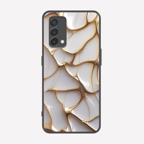 OnePlus Nord N200 5G Cover - Luxury Gold Marble Series - Premium Printed Metal soft Bumper shock Proof Case