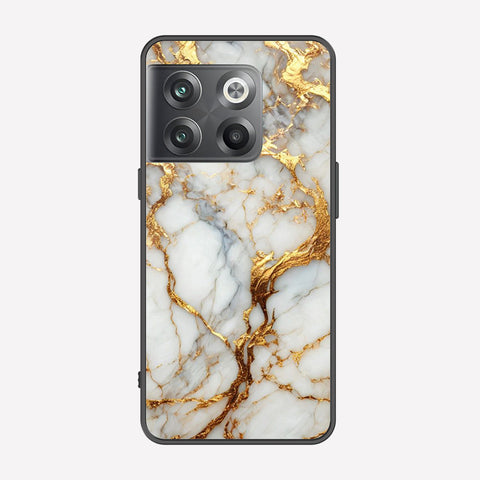 OnePlus Ace Pro Cover - Luxury Gold Marble Series - Premium Printed Metal soft Bumper shock Proof Case