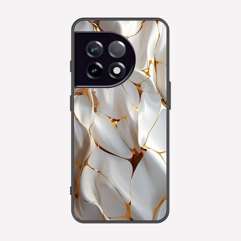 OnePlus 11R Cover - Luxury Gold Marble Series - Premium Printed Metal soft Bumper shock Proof Case