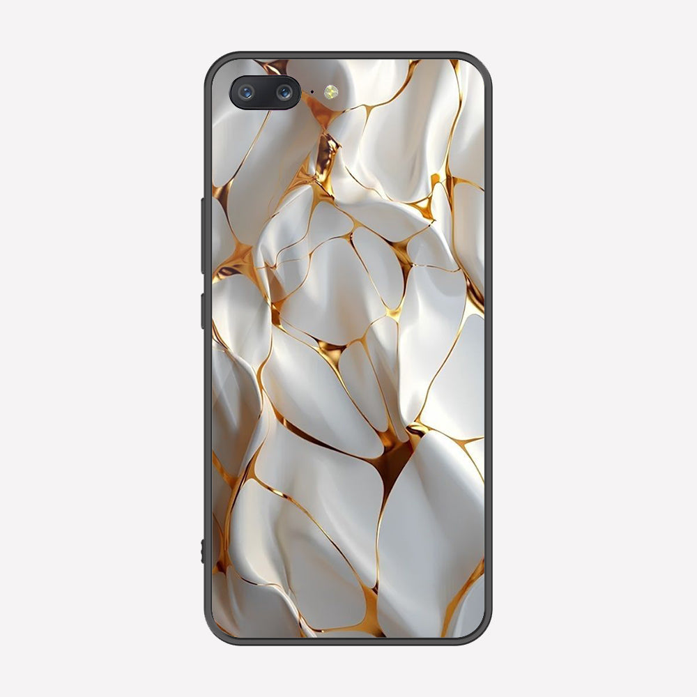 OnePlus 3T Cover - Luxury Gold Marble Series - Premium Printed Metal soft Bumper shock Proof Case