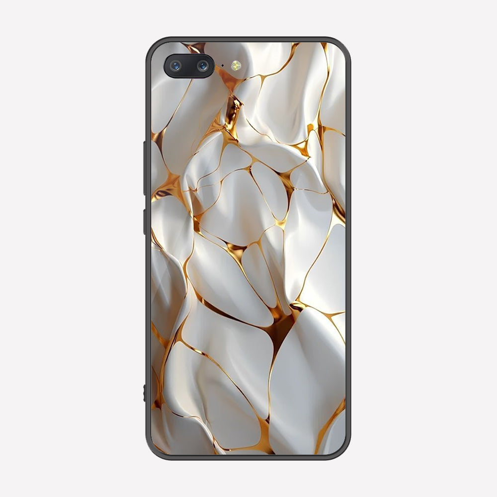 OnePlus 5T Cover - Luxury Gold Marble Series - Premium Printed Metal soft Bumper shock Proof Case