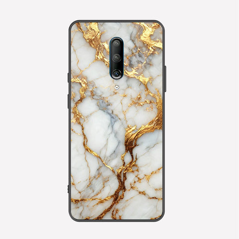 OnePlus 8 4G Cover - Luxury Gold Marble Series - Premium Printed Metal soft Bumper shock Proof Case