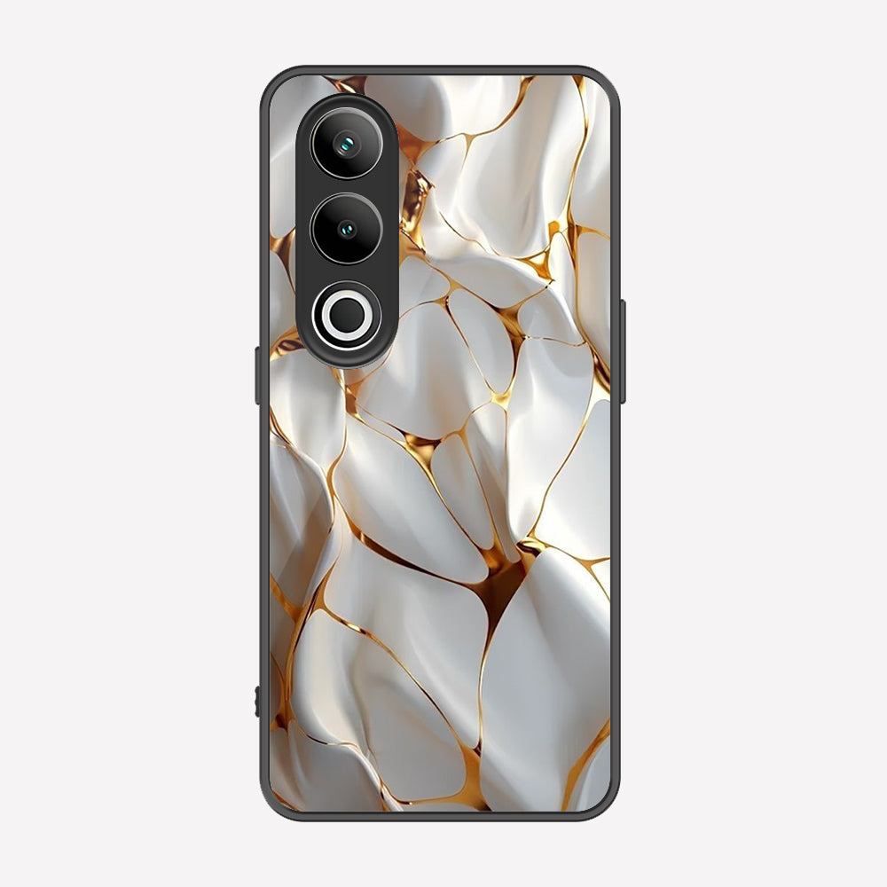 OnePlus Nord CE4 Cover - Luxury Gold Marble Series - Premium Printed Metal soft Bumper shock Proof Case
