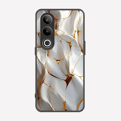 OnePlus Nord CE4 Cover - Luxury Gold Marble Series - Premium Printed Metal soft Bumper shock Proof Case