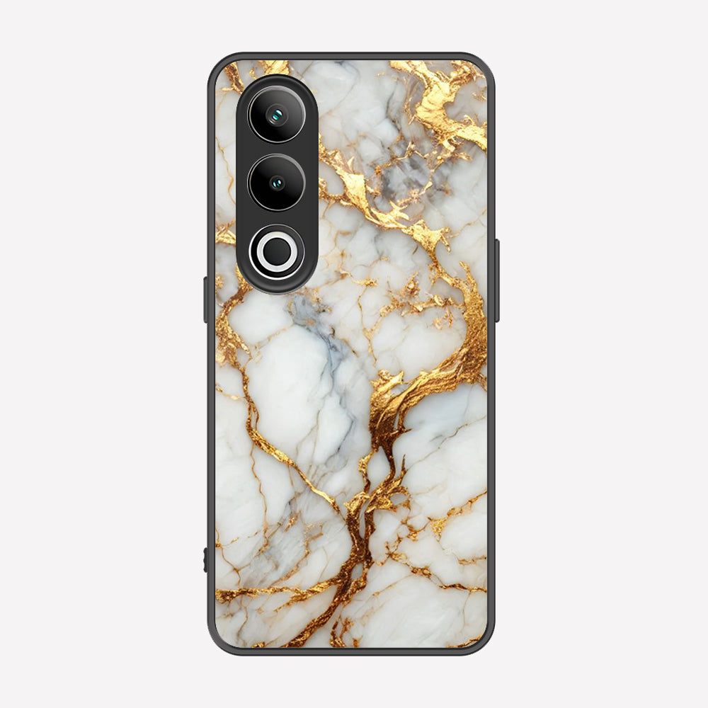 OnePlus Nord CE4 Cover - Luxury Gold Marble Series - Premium Printed Metal soft Bumper shock Proof Case