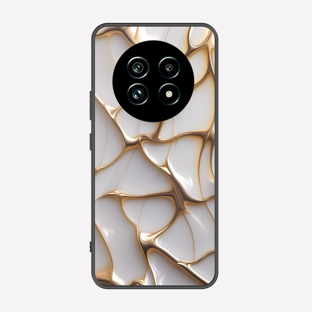 Realme 12 5G Cover - Luxury Gold Marble Series - Premium Printed Metal soft Bumper shock Proof Case
