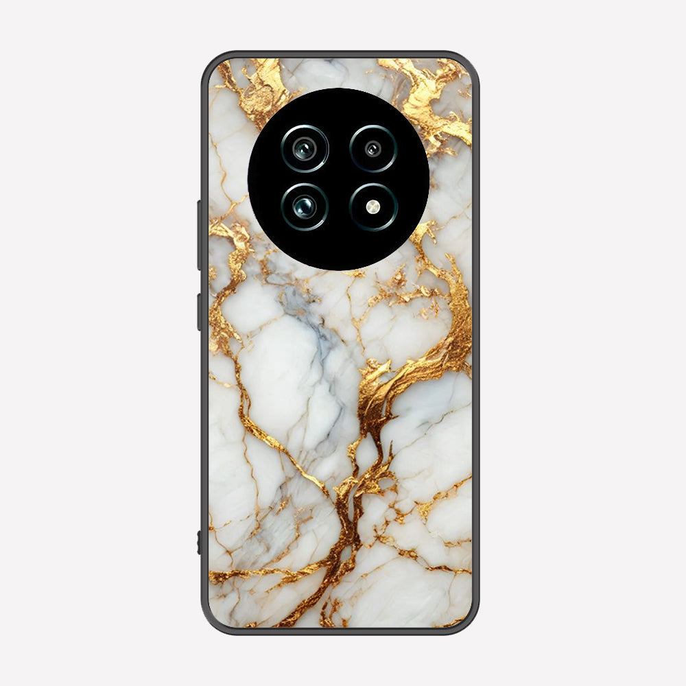 Realme 13 Pro Cover - Luxury Gold Marble Series - Premium Printed Metal soft Bumper shock Proof Case