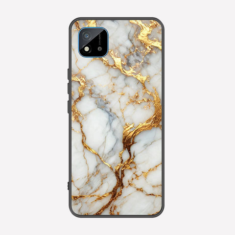 Realme C11 2021 Cover - Luxury Gold Marble Series - Premium Printed Metal soft Bumper shock Proof Case