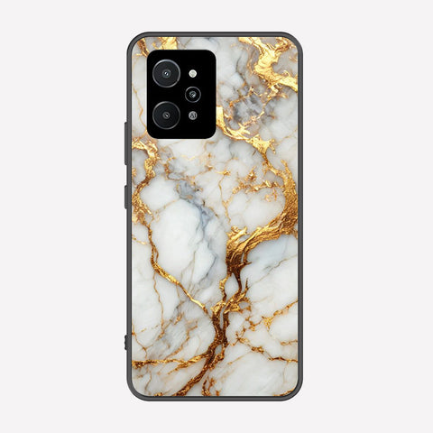 Realme C31 Cover - Luxury Gold Marble Series - Premium Printed Metal soft Bumper shock Proof Case