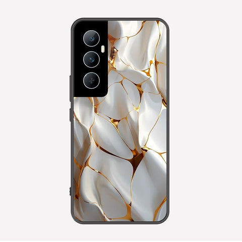 Realme C65 Cover - Luxury Gold Marble Series - Premium Printed Metal soft Bumper shock Proof Case