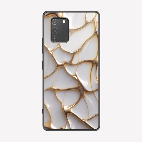 Samsung Galaxy M80s Cover - Luxury Gold Marble Series - Premium Printed Metal soft Bumper shock Proof Case
