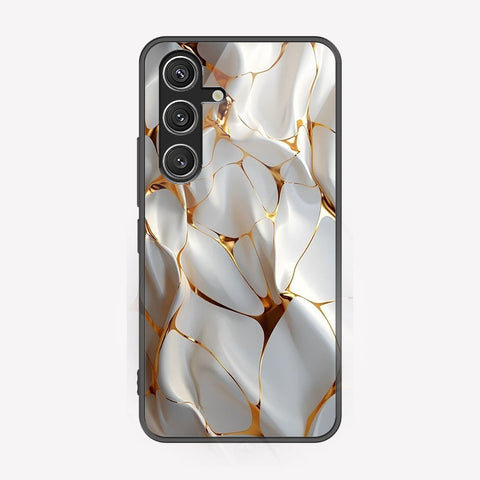 Samsung Galaxy S23 Plus 5G Cover - Luxury Gold Marble Series - Premium Printed Metal soft Bumper shock Proof Case