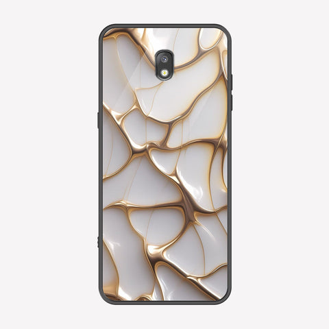 Samsung Galaxy J7 Core / J7 Nxt Cover - Luxury Gold Marble Series - Premium Printed Metal soft Bumper shock Proof Case