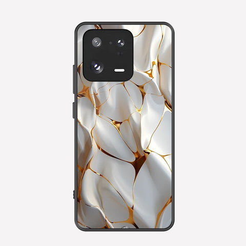 Xiaomi Civi 3 Cover - Luxury Gold Marble Series - Premium Printed Metal soft Bumper shock Proof Case