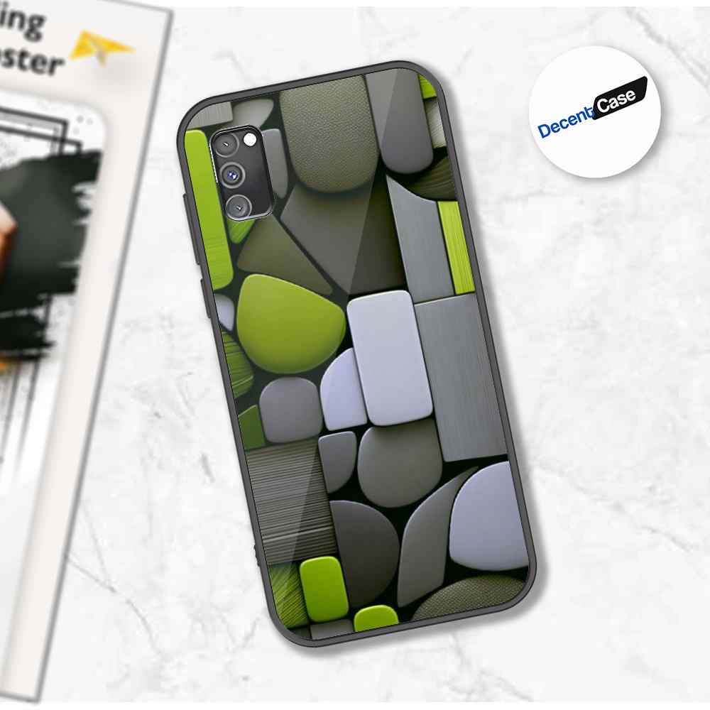 Samsung Galaxy A02s Cover - Stones Series - Premium Printed Metal soft Bumper shock Proof Case