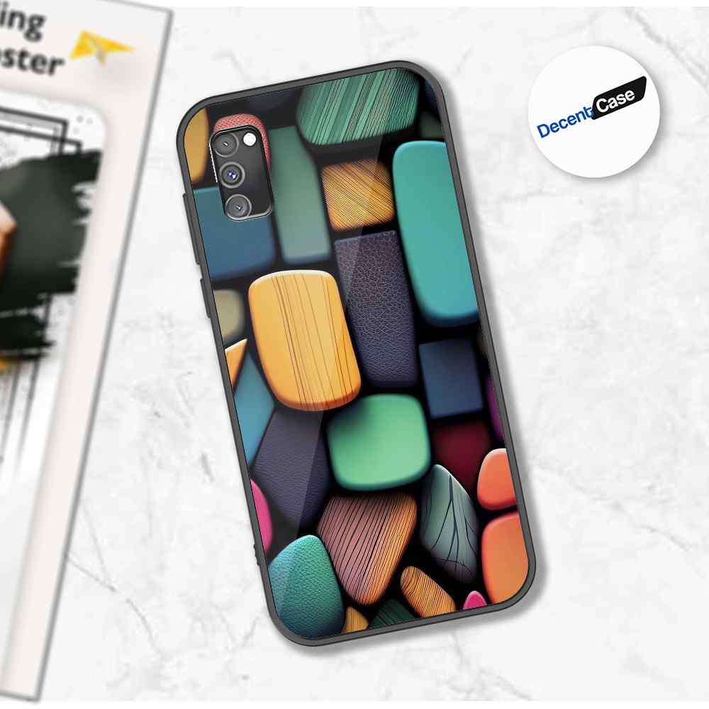 Samsung Galaxy M21 Cover - Stones Series - Premium Printed Metal soft Bumper shock Proof Case