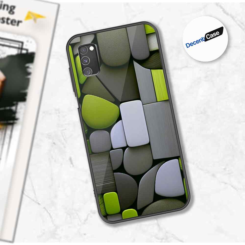 Samsung Galaxy A03s Cover - Stones Series - Premium Printed Metal soft Bumper shock Proof Case