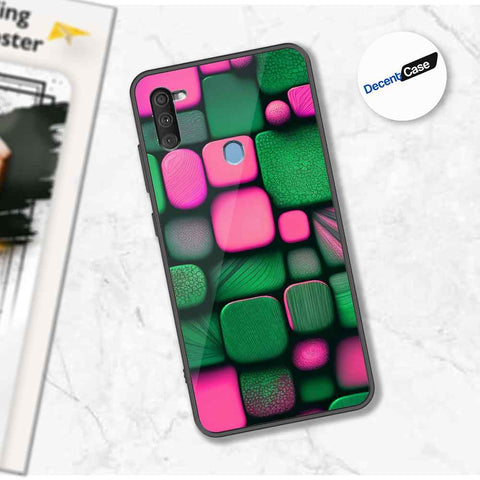 Samsung Galaxy A10 Cover - Stones Series - Premium Printed Metal soft Bumper shock Proof Case