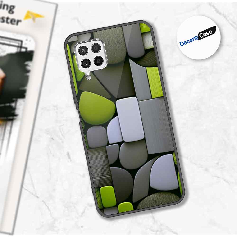 Samsung Galaxy A22 Cover - Stones Series - Premium Printed Metal soft Bumper shock Proof Case