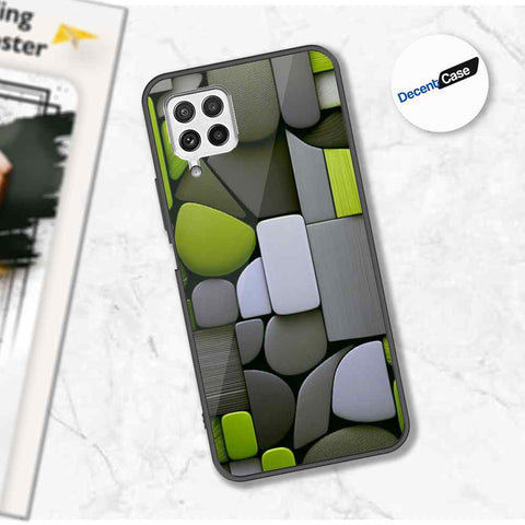 Samsung Galaxy A22 Cover - Stones Series - Premium Printed Metal soft Bumper shock Proof Case
