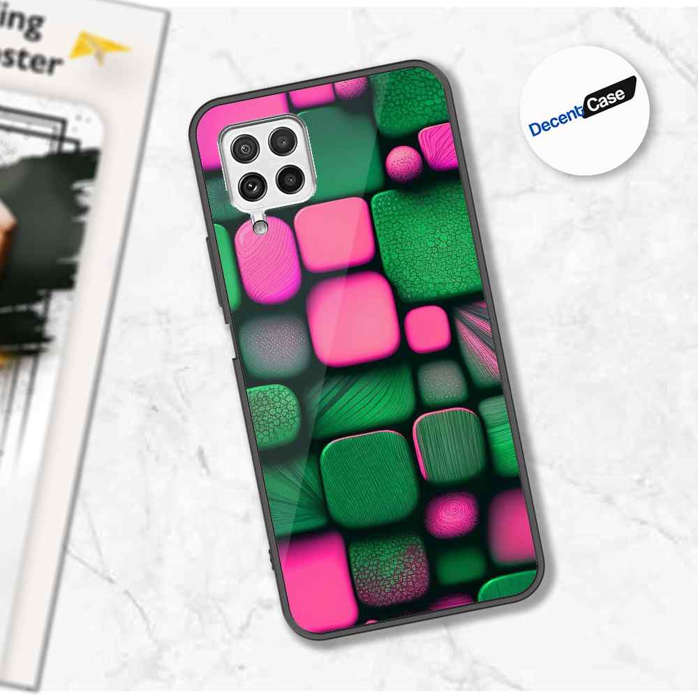 Samsung Galaxy A22 Cover - Stones Series - Premium Printed Metal soft Bumper shock Proof Case