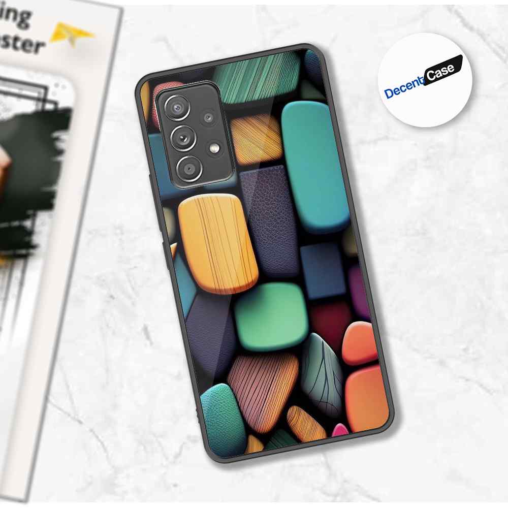 Samsung Galaxy A52s 5G Cover - Stones Series - Premium Printed Metal soft Bumper shock Proof Case
